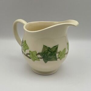 Franciscan Earthenware Creamer Ivy Leaf Design Hand Decorated Oven Safe EUC